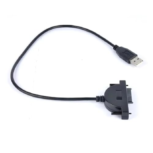 Cable Adaptador USB 2.0 a SATA 13 Pines para CD/DVD Slimline