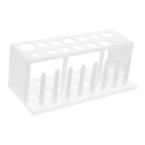 FONDOTIN プラスチック製耐久性試験管立て 実験室用化学試験管ラック 研究所 学校対応実験用スタンド