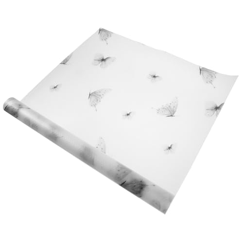 Toyvian Forro Autoadhesivo Antideslizante para Estantes Diseño de Mariposas Protector para Armarios y Cocina EVA Resistente y Flexible