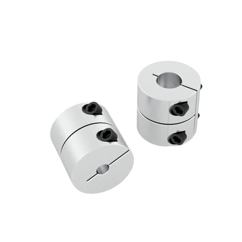 Rigid coupling,Stainless steel rigid coupling 1pcs D20L20 Rigid Coupling Shaft Rod Lead Screw Coupler CNC Stepper Motor Router Machine 3D Printer Accessories(10mm to 10mm)