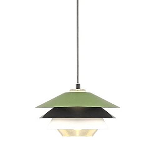 Pendentif éclairage E27 en verre travaillé style industriel et nordique haut de gamme