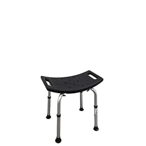 PEPE – Douchekruk Hoog Verstelbaar, Douchestoel voor Senior, Douchezitje Rechthoekig Anti-slip, Kruk voor Bad, Douche…