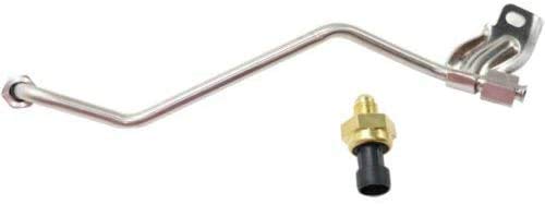 Exhaust Back Pressure EBP Sensor and EGR Tube Compatible with 2008-2010 Ford Powerstroke Diesel 6.4L Replaces OE# 8C3Z9J460A DPFE-8 1846480C2