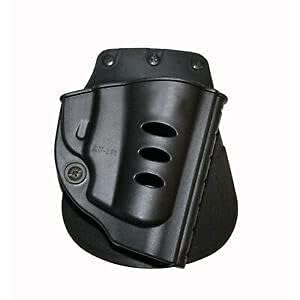 Gun Standard Holster, GP100 Revolver, Durable, Paddle Holster, Retention Strap, Color Black