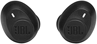 JBL Tune 115TWS True Wireless in-Ear Headphones – JBL Pure Bass Sound, 21H Battery, Bluetooth, Dual Connect, Wireless Calls, Music, Native Voice Assistant (Black)