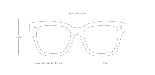 Image of RAEN - Breya - Womens Bold Square Sunglasses UV Protection (Size 54 MM)
