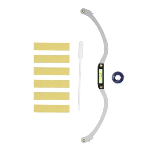 Mipcase Righello Orizzontale per Sopracciglia in Metallo Resistente Strumento di Mappatura e Misurazione Preciso per Trucco Professionale Modellatore Pratico per Sopracciglia