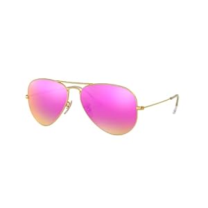 Ray-Ban Rb3025 Classic Mirrored Aviator Sunglasses