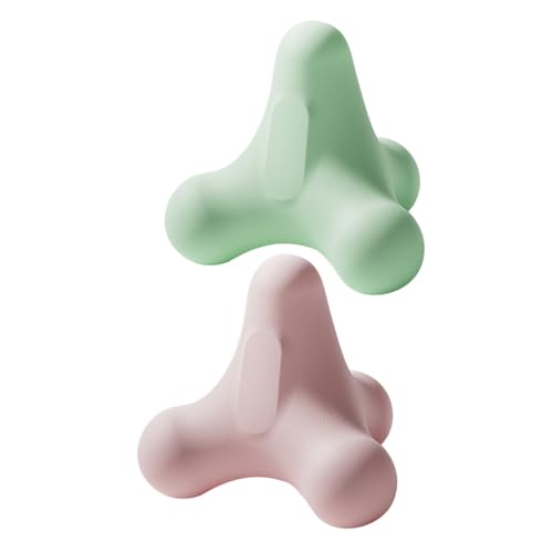 FOMIYES 2pcs Fascia Ball Neck Massager Exercise Ball Foot Massager Back Massage Ball Muscle Massage Balls Muscle Massager Portable Yoga Ball Tool TPE Shoulder and Neck Fitness