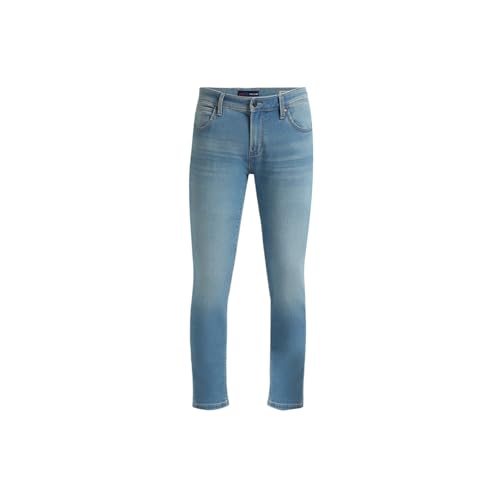 Image of Pepe Jeans Men's Straight Fit Jeans | Mid Rise | Chinox | Jeans for Man