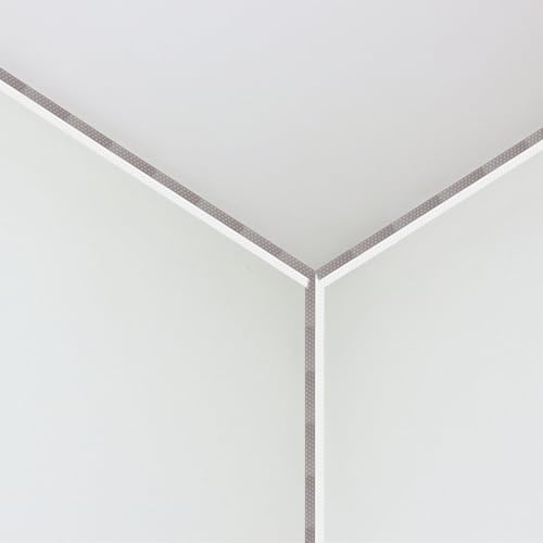 Image of 131.2 Ft x 1.97 Inch Drywall Corner Tape, PVC Self-Adhesive Drywall Corner Bead for Inside Outside Corner, White