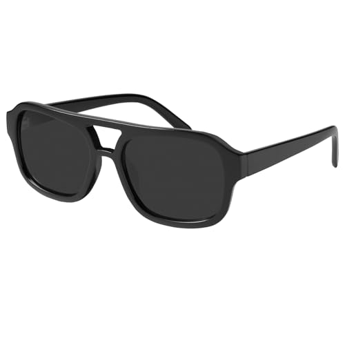 Image of mosanana Small Square Aviator Sunglasses for Women MS52362 | Retro Narrow Frame, UV400 Protection, Designed for Daily Outfits, Travel and Fashion Looks