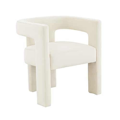Sillón Perfil Escultural Crema