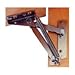 Hettich 100114200 - 30lb. Left Hand Lid Fitting, Zinc