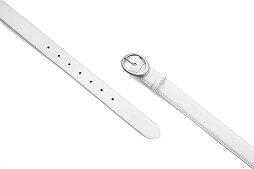 Womens Belt - CR Leather Belt Women Casual for Jeans Pants Dress - Belts with Gold Buckle for Women Fashion