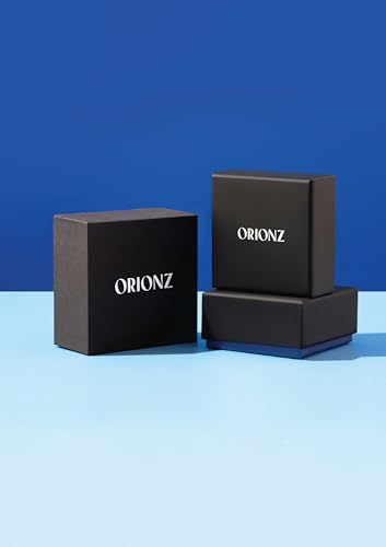 Image of ORIONZ Adjustable Silver Rings for Men and Boys - Oxidized 925 Sterling Silver - Mens Jewellery - Gifts for Men - Stylish Ring for Men