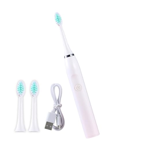 Cepillo de dientes eléctrico ultrasónico para adultos, cepillo de dientes eléctrico con 3 cabezales de cepillo de dientes eléctrico
