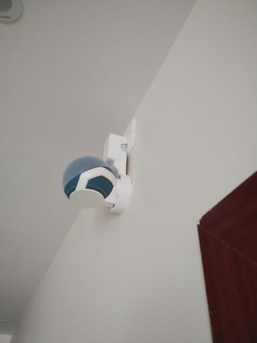 Image of Outlet Wall Mount Hanger Holder Stand Accessories Case Built-in Plug Cable Management for Echo Dot 4th Gen /Echo Dot 5th Gen Smart Speaker (White)