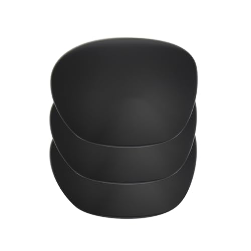 Verres pour Oakleys Garage Rock au volant et en extérieur - 3 paires de rechange noir polarisé