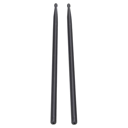 Abaodam 2 pares de baquetas para batería con agarre cómodo y diseño en material nano negro miniatura 1