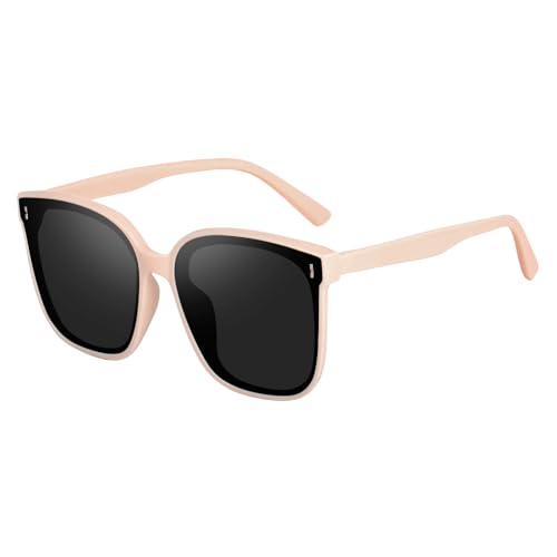 Image of CREEK UV Protected Oversized Oval Frame Vintage Cute Trendy Classic Women's Sunglasses CR2121VT