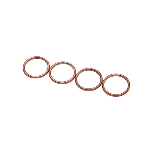 Junta de tubo de escape de moto 38x46x4 mm para reparar fugas de gas
