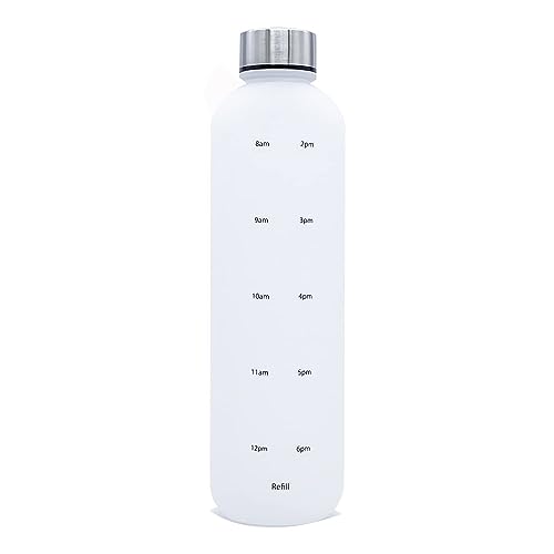 水筒1000ml直飲み超軽量105g保冷宇宙ボトルグラデーションカラー釣り登山自転車遠足…(ホワイト)