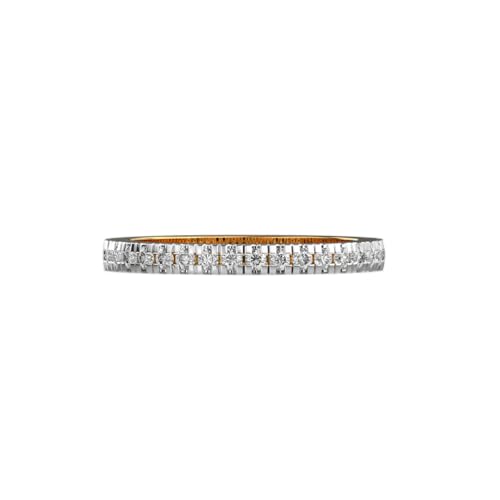 Bague moissanite argent 925 plaqué or fine anti-oxydation pour éviter les traces vertes