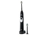 Philips Sonicare Serie 2 HX6232/20 - Cepillo de dientes eléctrico, elimina hasta 7 veces más placa, SmarTimer, 2 cabezales incluido