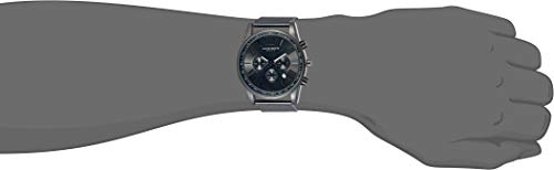 Akribos Xxiv Swiss Chronograph Quartz Watch - Round Radiant Sunburst Dial - Stainless Steel Mesh Strap - Omni Men's Dress Watch - Ak813 #TOP3