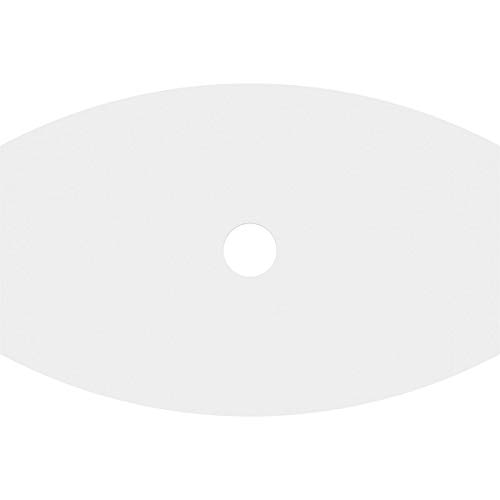 Image of Ekena Millwork CMP28X18KY-03000 Kailey Architectural Grade PVC Contemporary Urethane Ceiling Medallions 28 inchW x 18 5 /8 inchH x 3 inchID x 15 inchC x 1 inchP