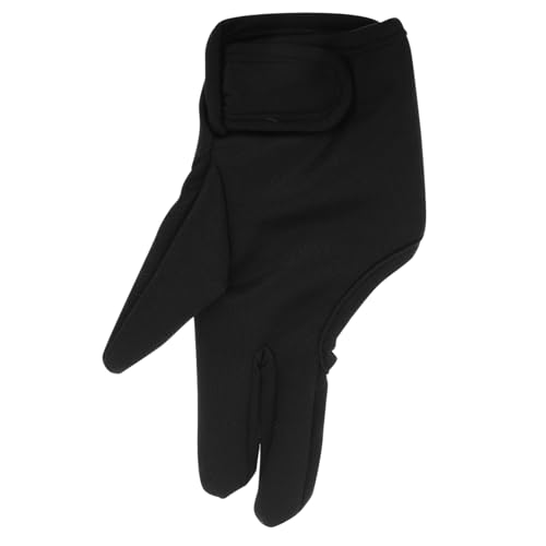 AUTSUPPL Thick Insulated Hairdressing Gloves Heat Proof Curling Wand Gloves Three-finger Strap Safety for Styling