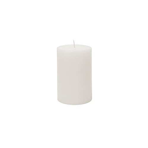 Mega Candles Unscented White Round Pillar Candle, Hand Poured Premium Wax Candles 2 Inch x 3 Inch, H - //coolthings.us