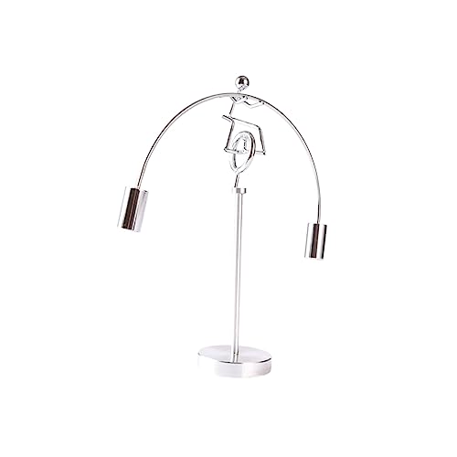 TOYANDONA Balancing Toy Unicycle Ornament Tumbler Unicycle Toy Desktop Decor Weightlifting Man for Present