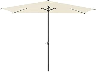Outsunny 3 x 2M Sun Parasols Umbrellas Garden Patio Tilt Sun Shade Outdoor Canopy Crank Aluminium