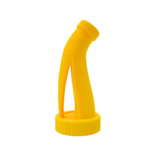 Poo4kark Home Bewässerungswerkzeug für Töpfe im Gartenbau. Abnehmbare Belüftungstankdüse. Der ultimative Gärtnerassistent für präzises effizientes Gießen. (Yellow, 14x8x5.1cm)