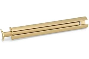 TAG Hardware Premium Closet Pullout Valet Rod in Matte Gold for Maximized Closet Space