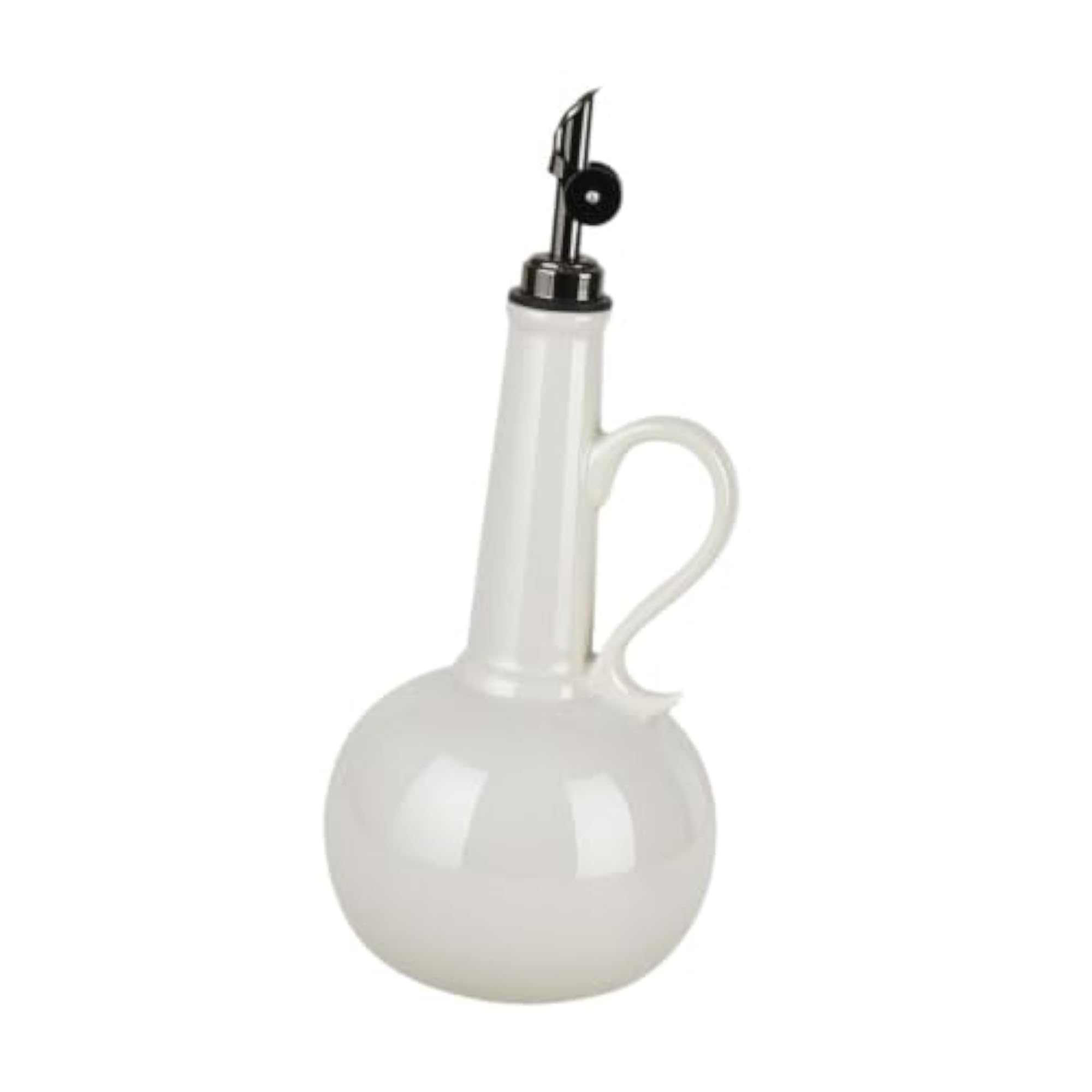 Ceramic Olive Oil Dispenser Bottle, Farmhouse Style Soy Sauce Jar