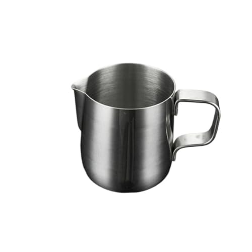 QRXALISA Pentolino Latte 100/350/600ml Milk Jugs Stainless Steel Milk Craft