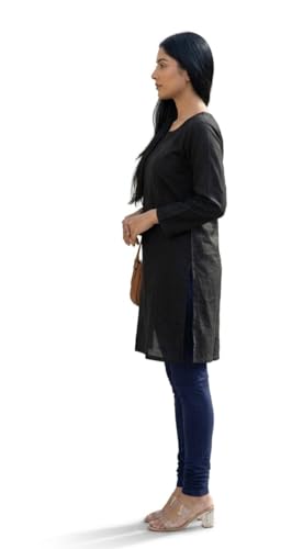 Image of Thrifty Thread Women's Cotton Full Length Leggings | Soft & Comfortable Leggings | High Waist | Regular Fit