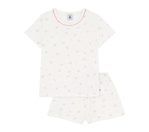 Pijama Corto para niños de algodón Calado Estampado Floral