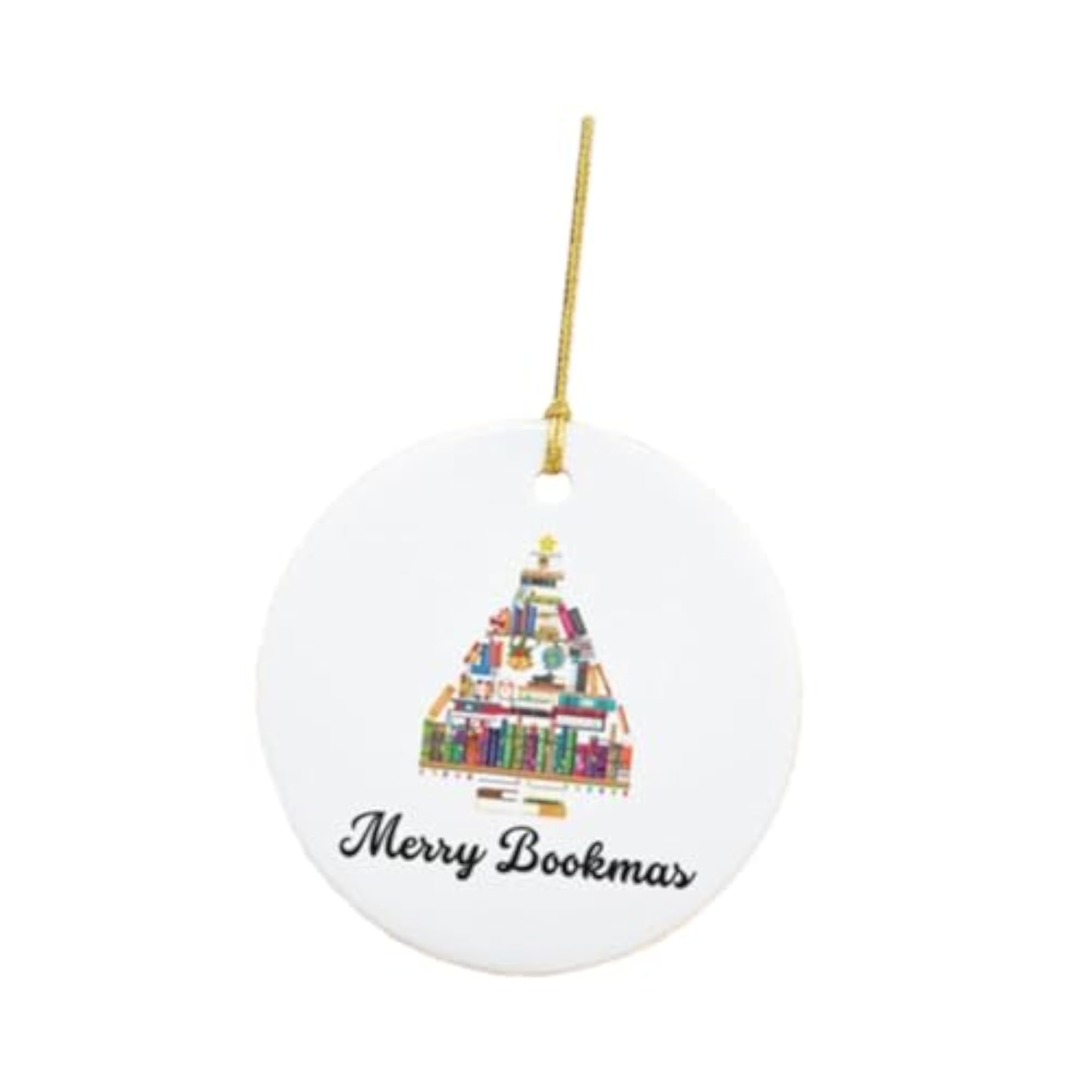 Christmas Tree Decoration Book Lovers Gift for Office Festivals