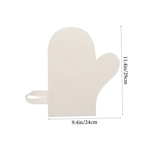 Mikinona 2pcs Felt Sauna Gloves Sauna Bath Gloves Body Scrub Exfoliating Bath Mitt Fashion Gloves Dead Skin Removers Scrub Gloves Cleaning Tool Felt Kit Absorb Man Sauna Stone