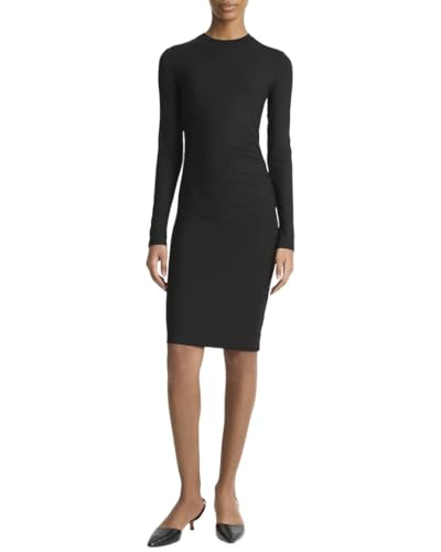 Image of Vince Women's Draped Crew Neck Dress