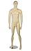SSWBasics Male Caucasian Complexion Fiberglass Mannequin - Molded Blonde Hair - Height 6'