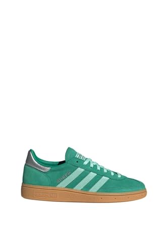 Image of adidas Handball Spezial Women's Shoes, Semi Court Green /Clear Mint /Gum, Size 8