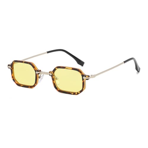 Lunettes de soleil rétro punk de petite taille munies de verres miroirs protecteurs