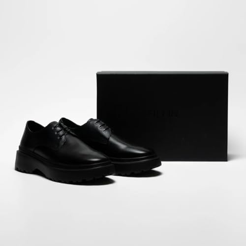 Amazon | [FILLIN] スニーカー UNOS DERBY BLACK 23.0cm ブラック