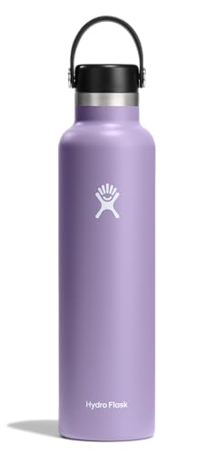 Image of Hydro Flask Water Bottle - Insulated Stainless Steel - Non Spill, Leakproof in 24 Oz Moonshadow Purple