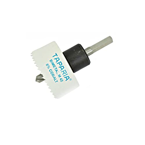 Image of Taparia Bimetal Mini Hole Saw HSM 42 - Precision Cutting Tool, High -Speed Steel Teeth for Wood, Metal & Plastic